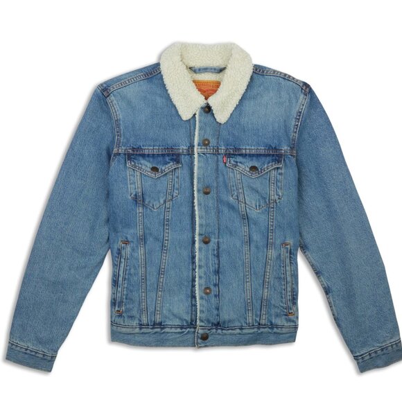 Levi's Men's Sherpa Trucker Jacket - Picture 1 of 4